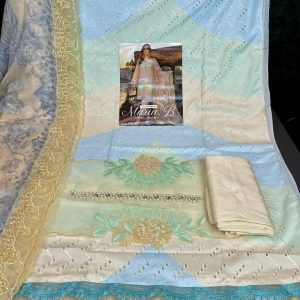 Pakistani inspired Maria-B ( Sky Blue)  Code: 2032